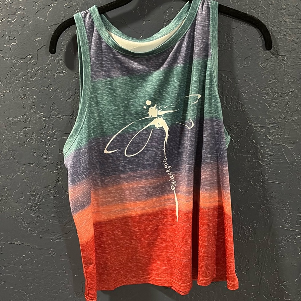 Dragonfly multi colored tank